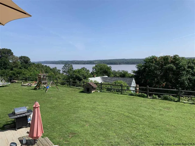 a view of a golf course with a park