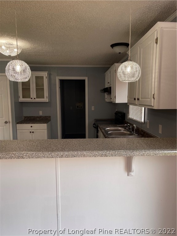 3915 Alamac Road Lumberton, NC 28358 - Photo 9 of 18 a kitchen with a refrigerator and a sink