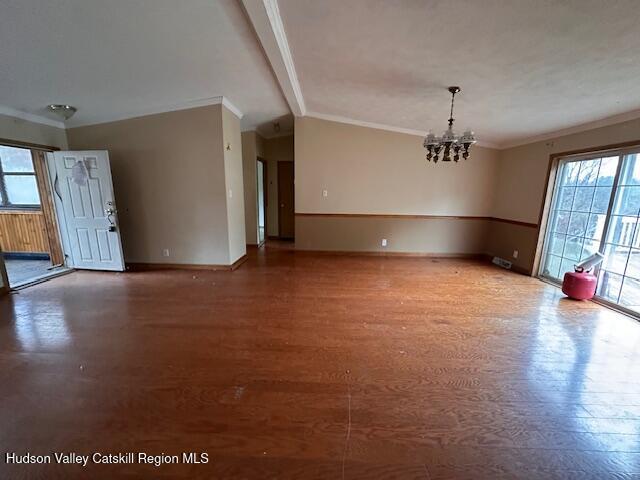 70 Old Field Road New Baltimore, NY 12042 - Photo 12 of 18 a view of an empty room with window and wooden floor