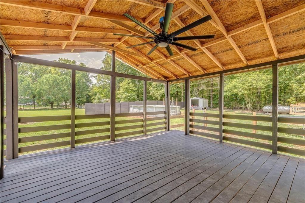 135 Little Creek Lane Resaca, GA 30735 - Photo 6 of 49 a view of outdoor space with wooden deck and floor