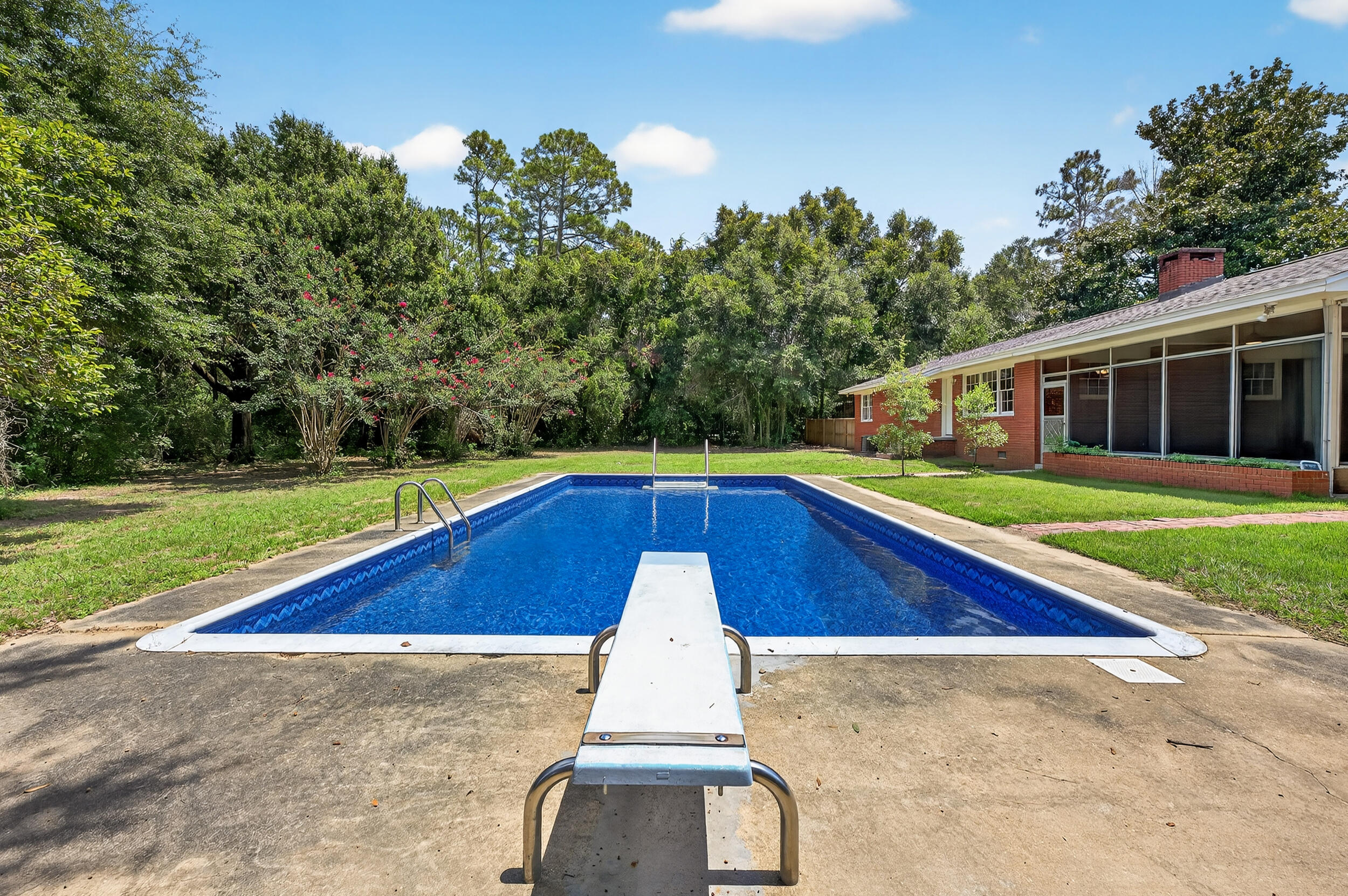 758 9th Avenue Crestview, FL 32536 - Photo 49 of 55 a view of outdoor space yard and swimming pool