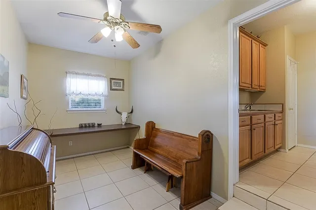 a room with furniture and window