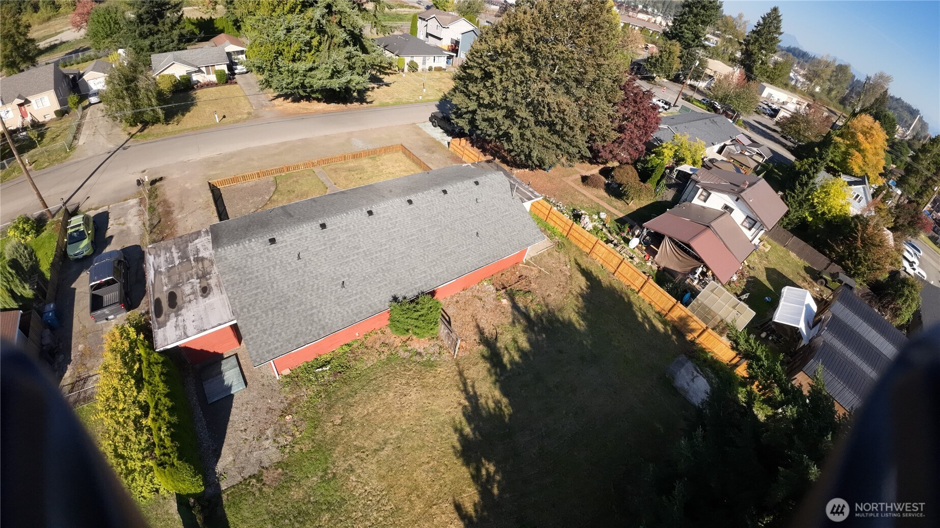 620 North Street Monroe, WA 98272 - Photo 31 of 38 an aerial view of residential houses with outdoor space