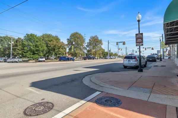 a view of a city from a terrace