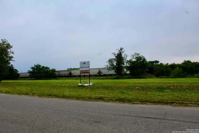 a view of a grassy field