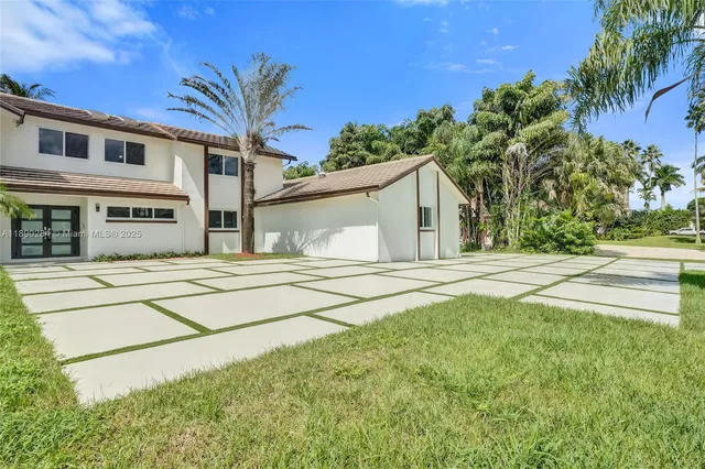 a house with a outdoor space