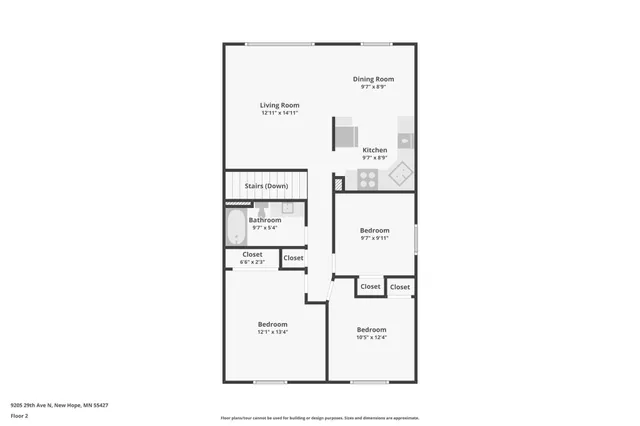 $280,000 | 9205 29th Avenue North, New Hope, MN 55427