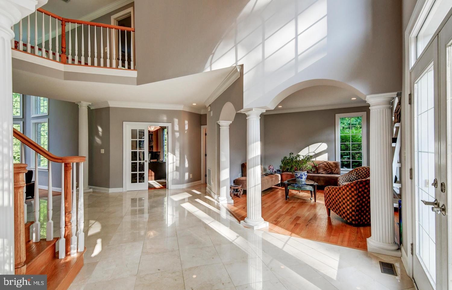 4004 Cloverland Drive Phoenix, MD 21131 - Photo 3 of 60 TWO STORY FOYER & FAMILY ROOM OVERLOOK