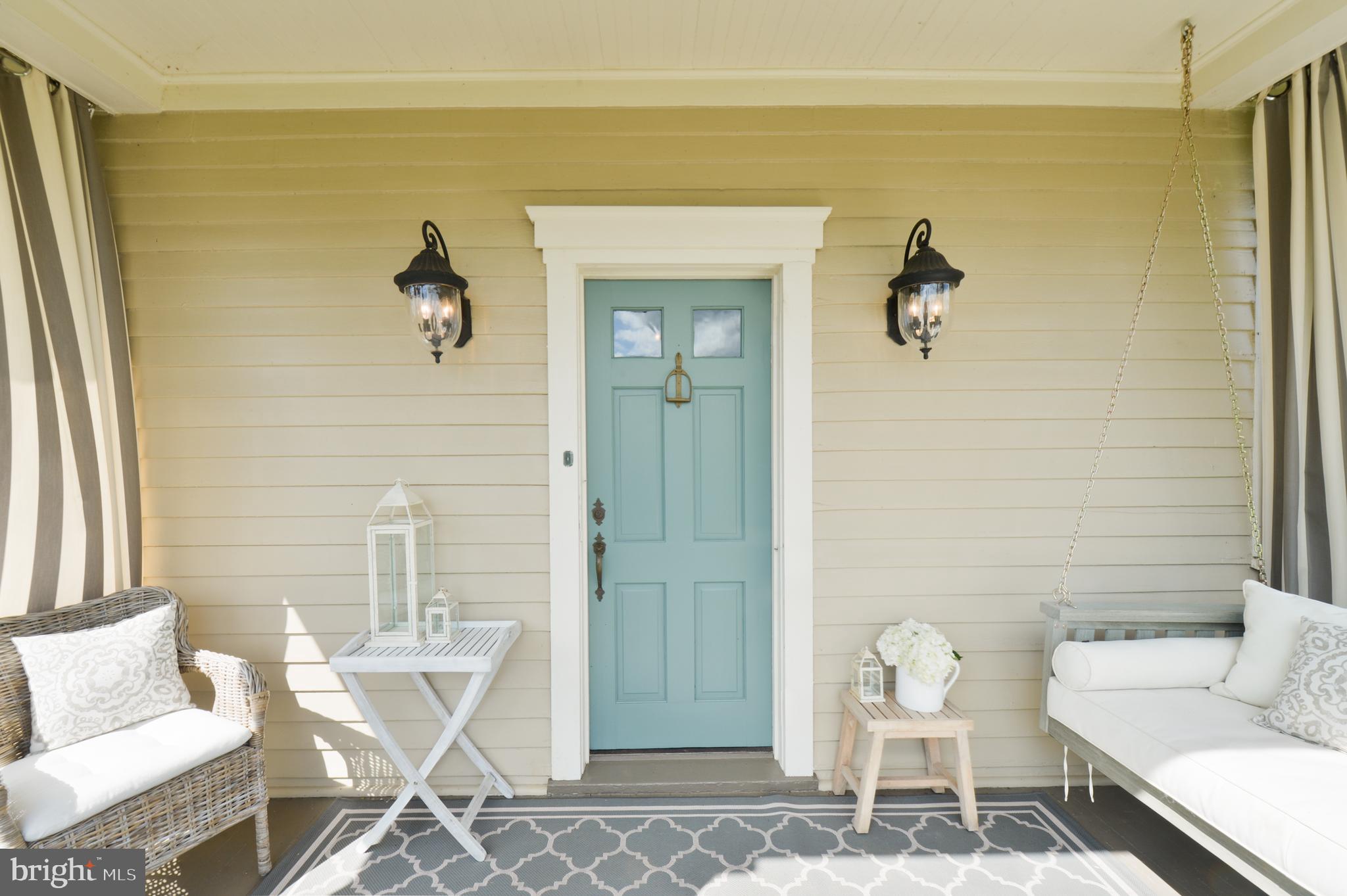 8478 Springs Road Warrenton, VA 20186 - Photo 4 of 45 Front porch with deep swing bench