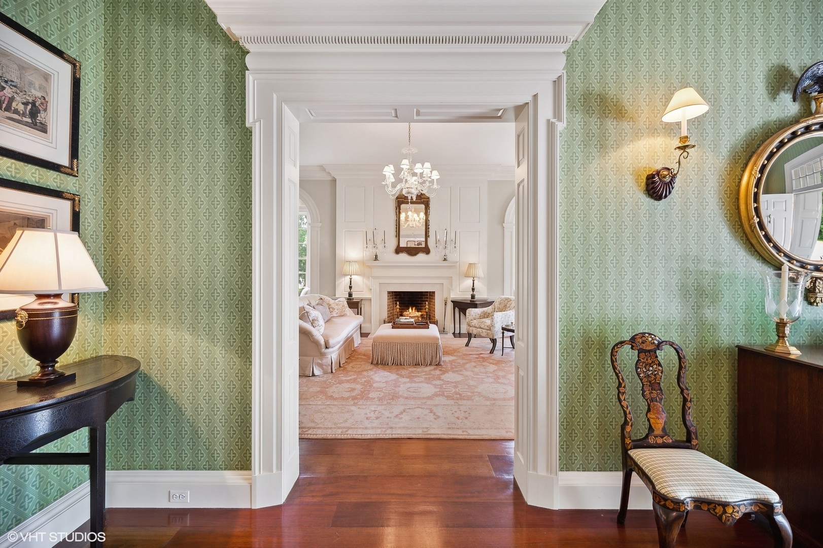 25 Indian Hill Road Winnetka, IL 60093 - Photo 17 of 84 a view of living room with furniture and wooden floor