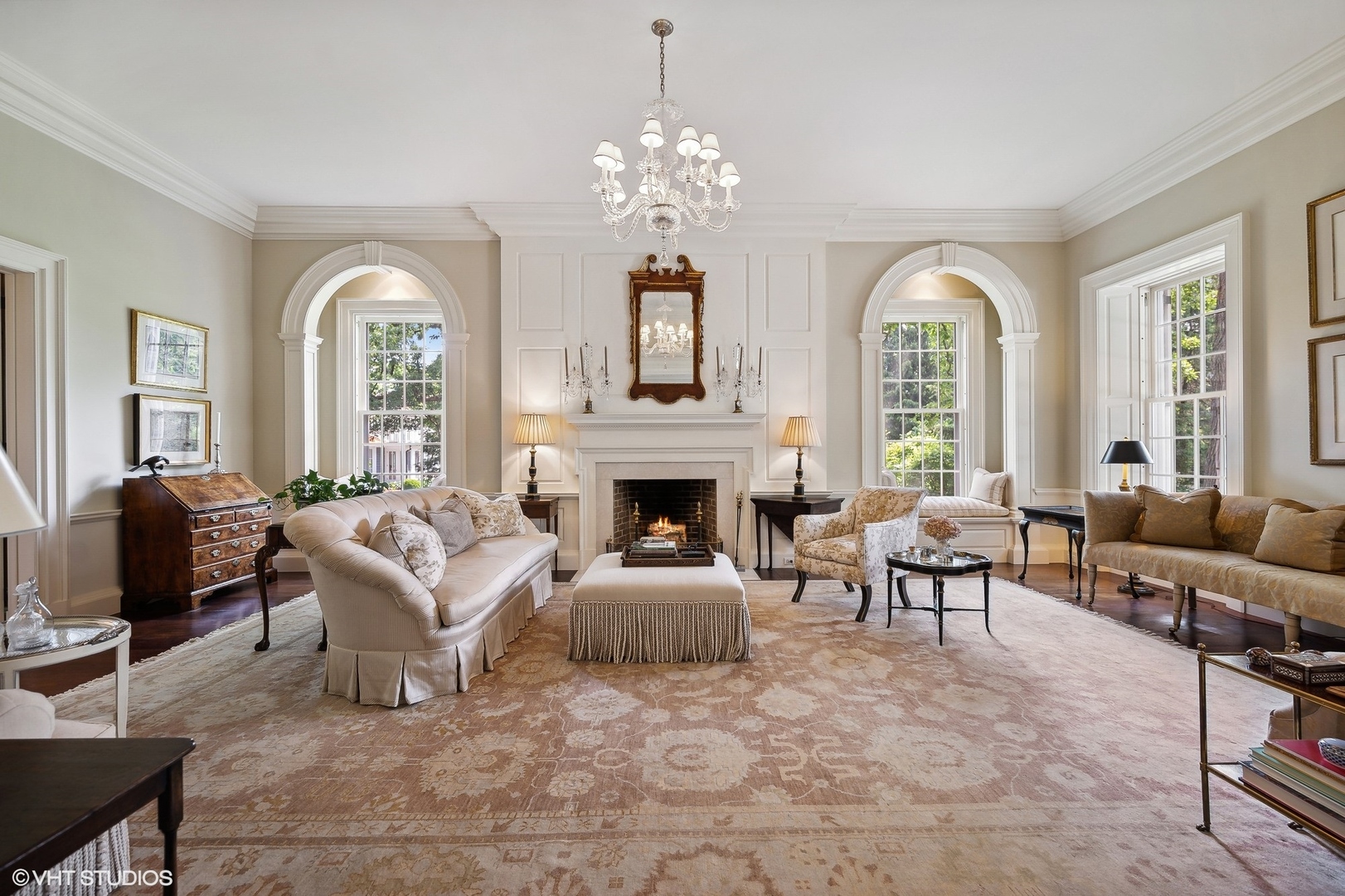 25 Indian Hill Road Winnetka, IL 60093 - Photo 19 of 84 a living room with furniture and a large window