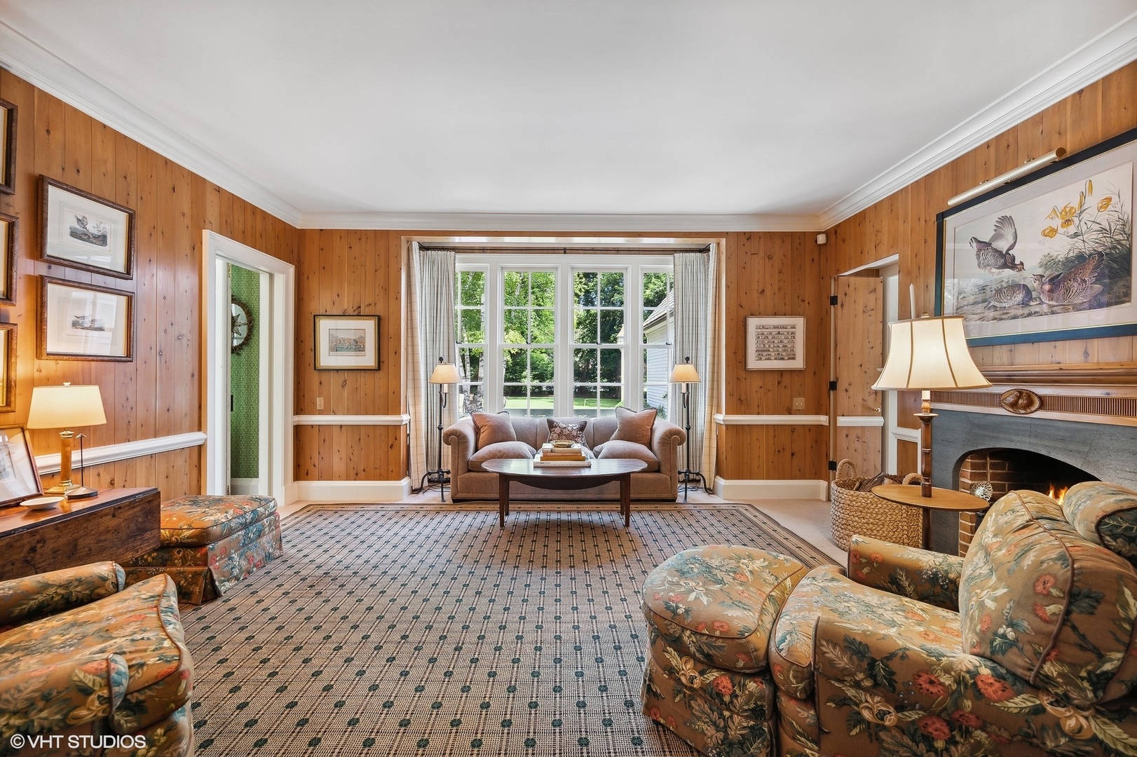 25 Indian Hill Road Winnetka, IL 60093 - Photo 56 of 84 a living room with furniture fireplace and a large window