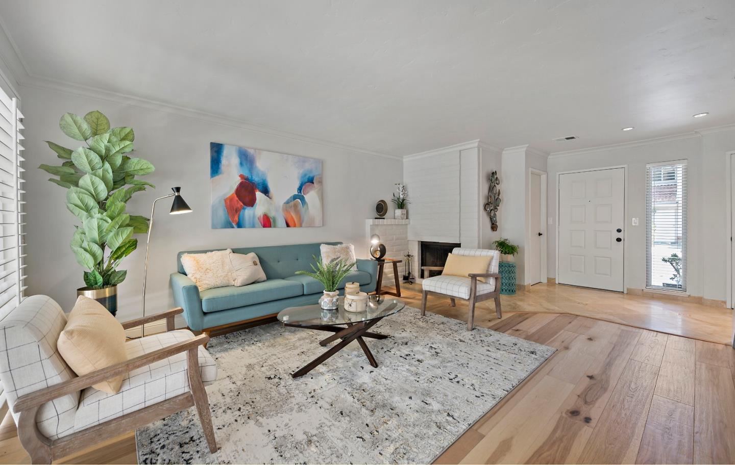 1213 Capri Drive Campbell, CA 95008 - Photo 4 of 27 a living room with furniture and a rug