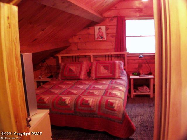 301 Lookout Point Road Canadensis, PA 18325 - Photo 18 of 18 Loft bedroom, all wood!