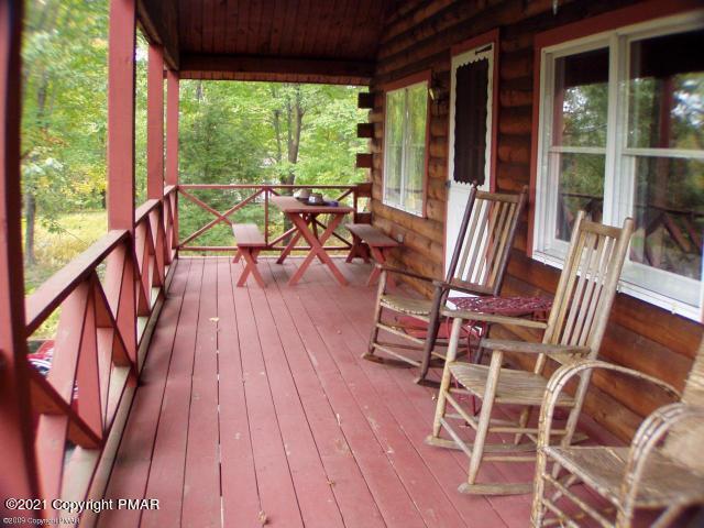 301 Lookout Point Road Canadensis, PA 18325 - Photo 8 of 18 Covered Front Deck
