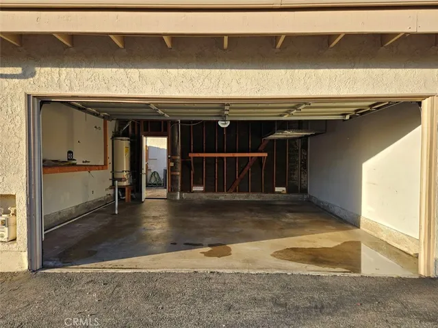 a view of water heater room