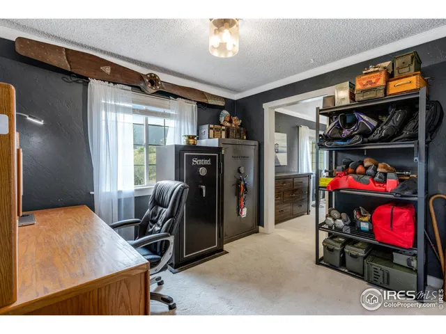 a very nice looking room with a large window