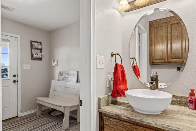 a room with a table and couch