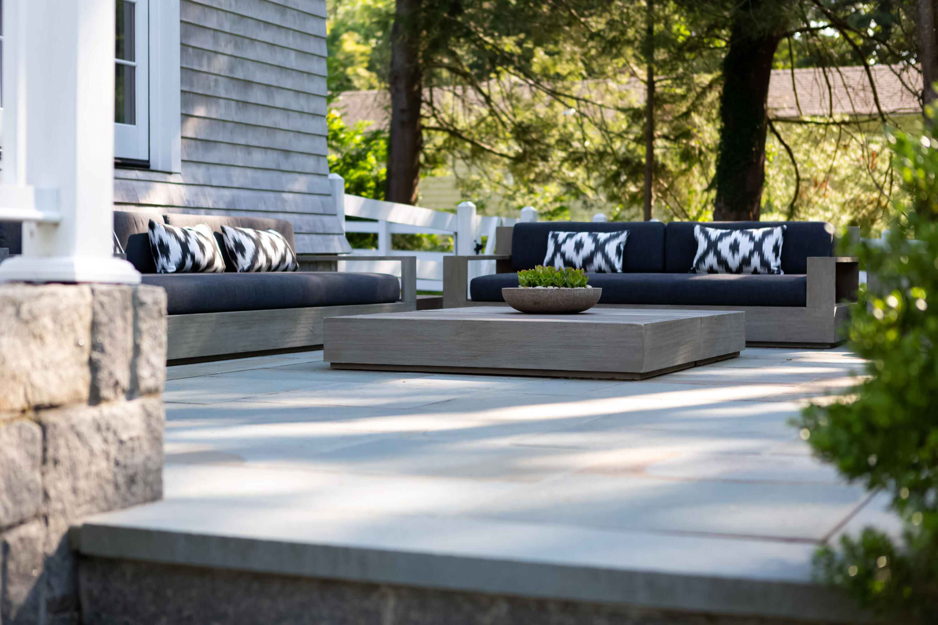 275 Middlesex Road Darien, CT 06820 - Photo 26 of 64 a view of a bench in a back yard