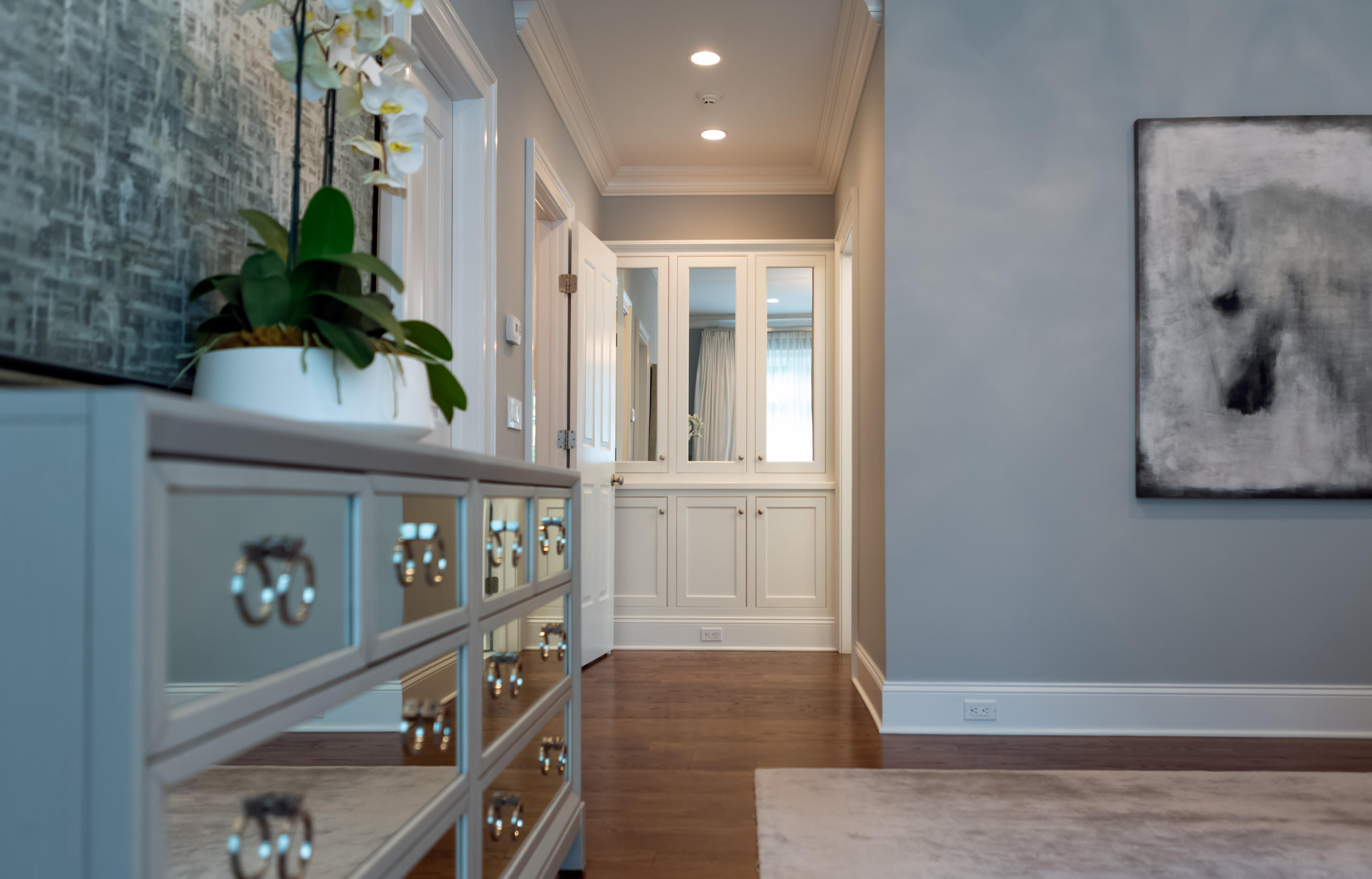 275 Middlesex Road Darien, CT 06820 - Photo 39 of 64 a view of a hallway with front door and wooden floor