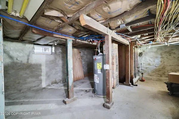 a bathroom with a sink and a shower