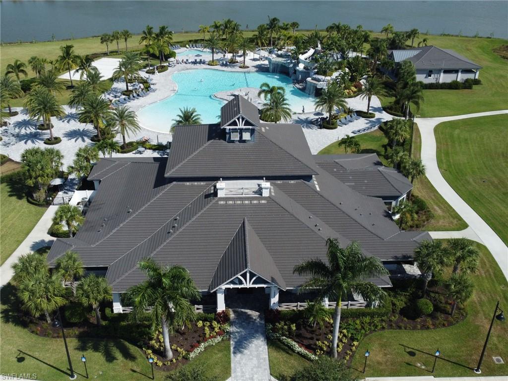 17528 Ashcomb Way Estero, FL 33928 - Photo 31 of 42 an aerial view of a house with a garden