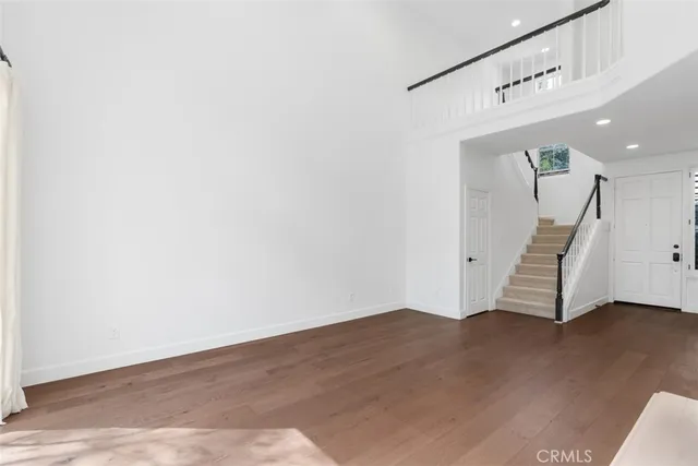 a view of an entryway with staircase