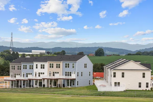 a view of a water with an ocean beach
