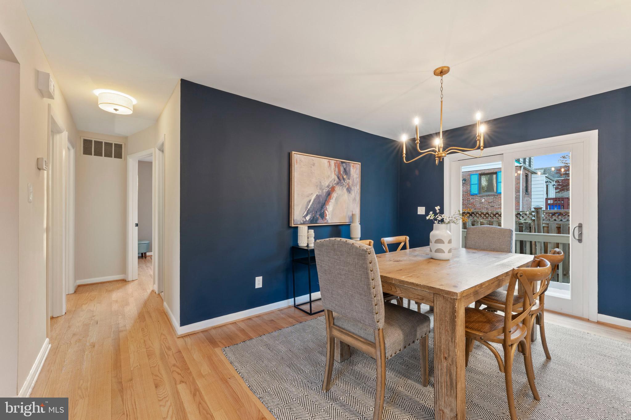3 Melbourne Avenue Silver Spring, MD 20901 - Photo 11 of 80 a view of a dining room with furniture window and wooden floor