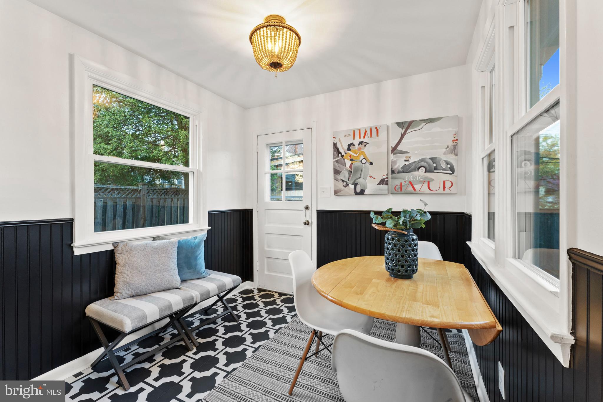 3 Melbourne Avenue Silver Spring, MD 20901 - Photo 17 of 80 a view of a dining room with furniture window and outside view