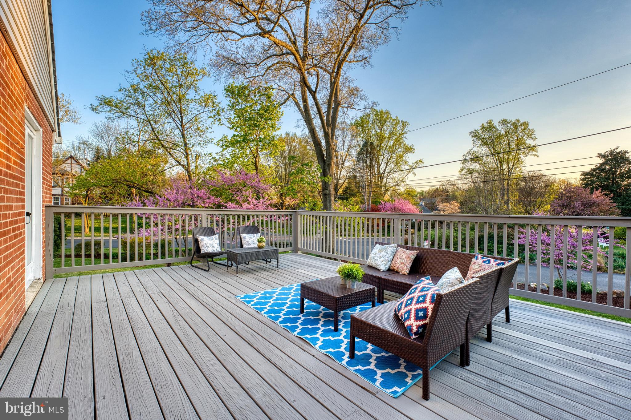 3 Melbourne Avenue Silver Spring, MD 20901 - Photo 77 of 80 a view of a roof deck with wooden floor and outdoor seating