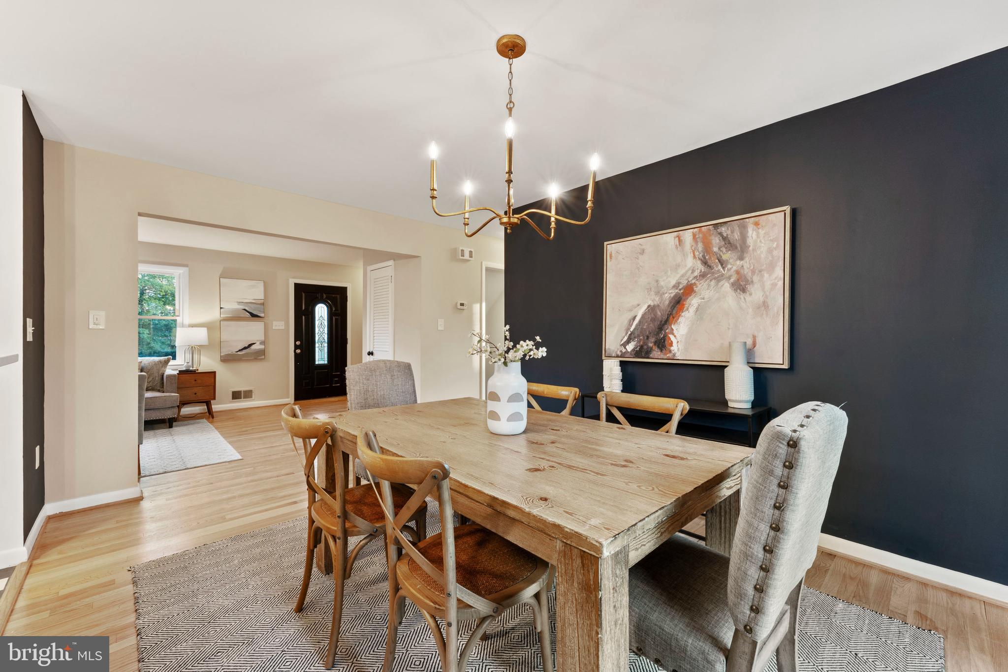 3 Melbourne Avenue Silver Spring, MD 20901 - Photo 9 of 80 a view of a dining room with furniture window and wooden floor