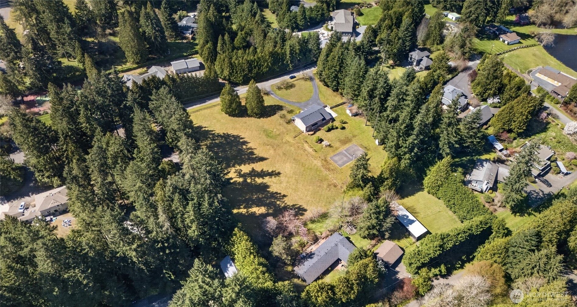 20115 48th Avenue Southeast Bothell, WA 98012 - Photo 25 of 26 an aerial view of a house with a yard
