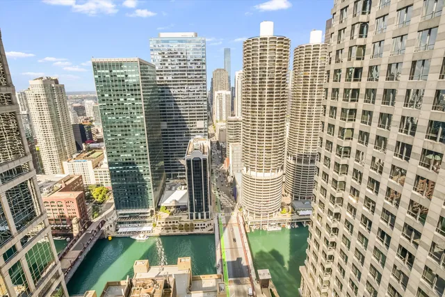 a view of a balcony with city view