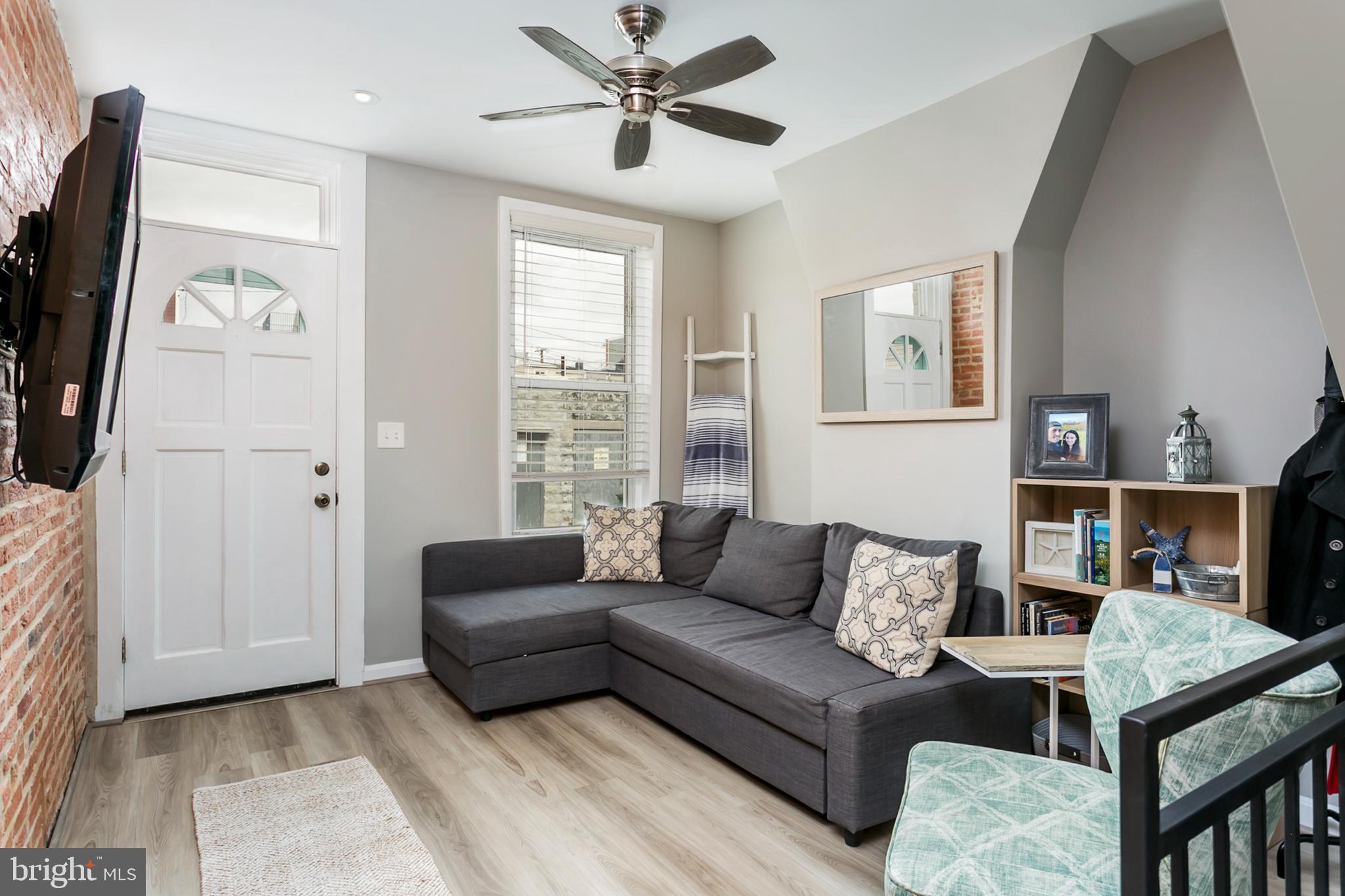 1325 Cooksie Street Baltimore, MD 21230 - Photo 5 of 19 Cozy living room with LVP flooring!