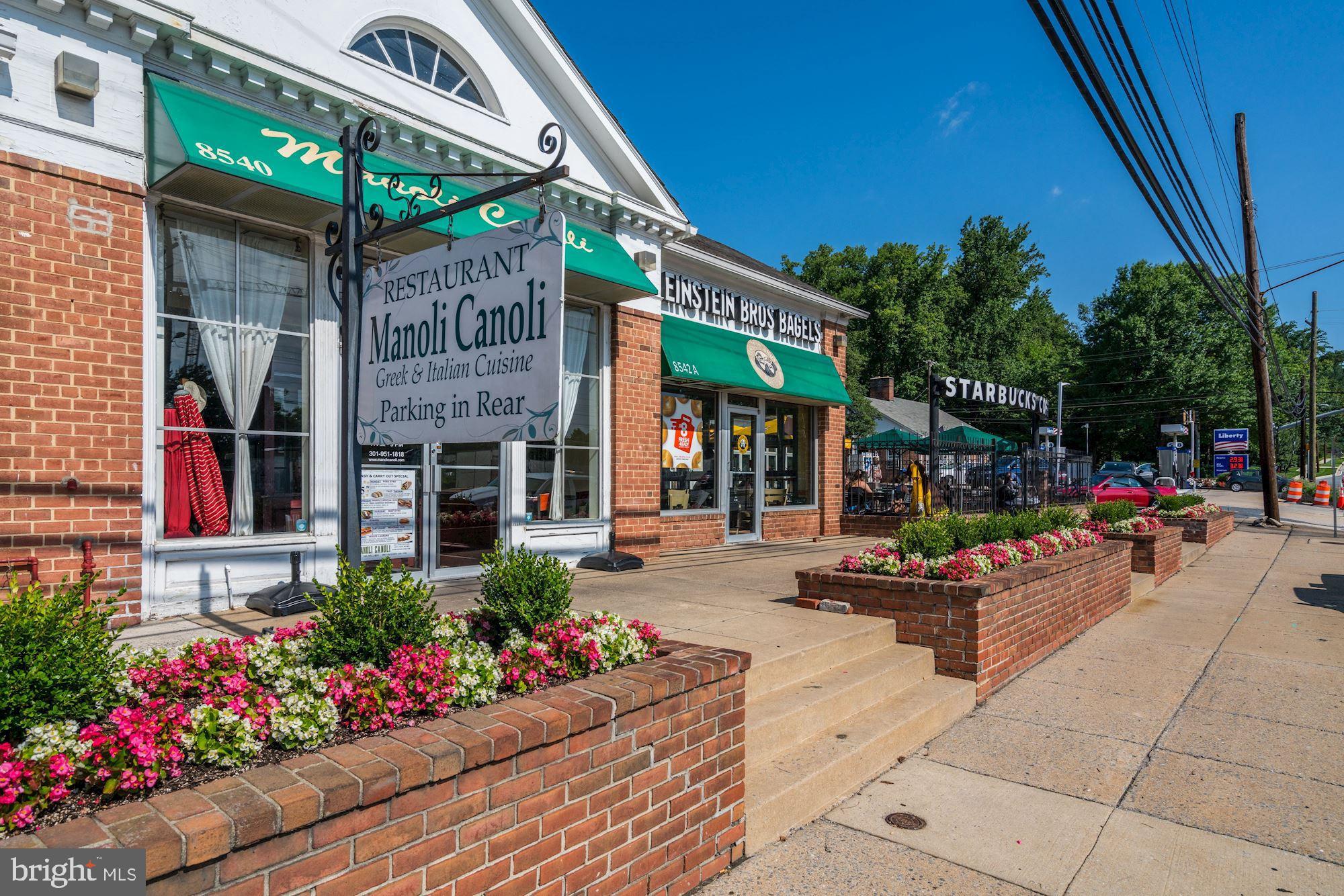 9004 Jones Mill Road Chevy Chase, MD 20815 - Photo 33 of 39 Starbucks, Einstein's and restaurant nearby