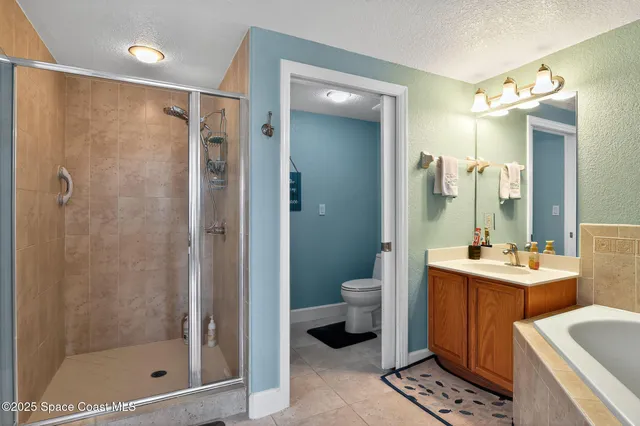 a bath tub sitting next to a bathroom