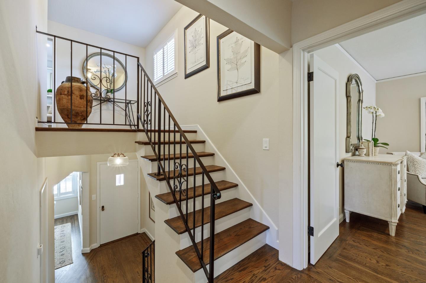 34 Channing Road Burlingame, CA 94010 - Photo 19 of 26 a view of entryway and hall with wooden floor