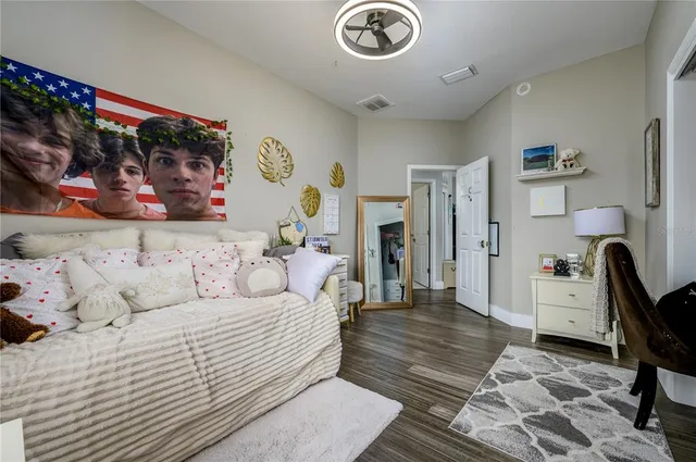 a view of a house with a door and a window