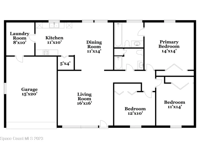a picture of a floor plan