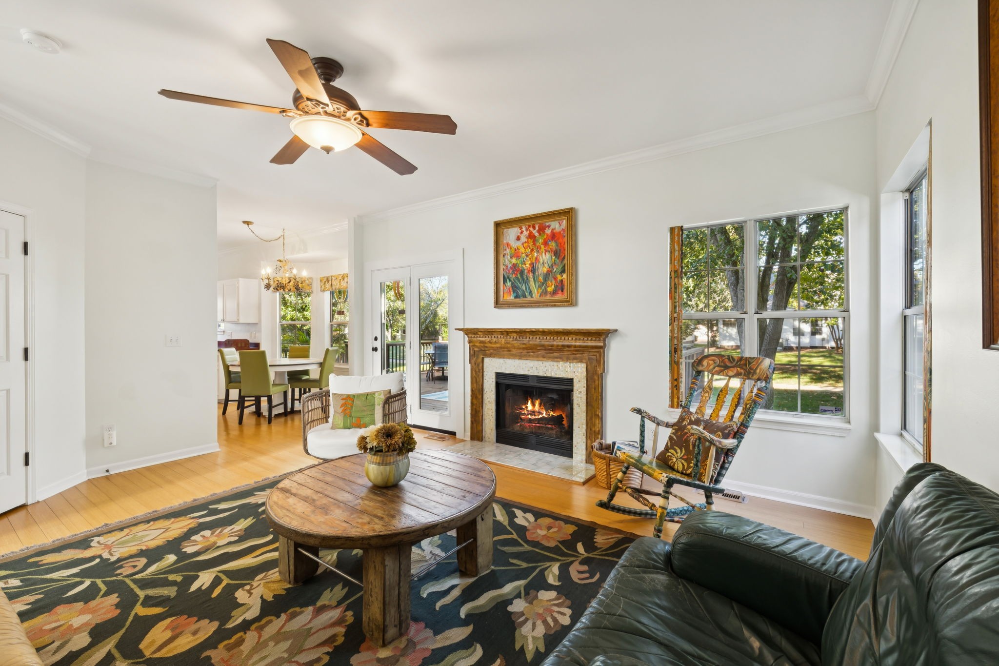 148 Cavalcade Circle Franklin, TN 37069 - Photo 11 of 43 a living room with furniture and a fireplace