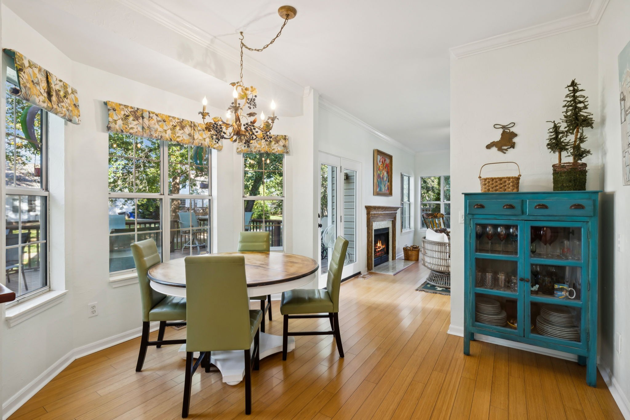 148 Cavalcade Circle Franklin, TN 37069 - Photo 14 of 43 a view of a dining room with furniture window and wooden floor