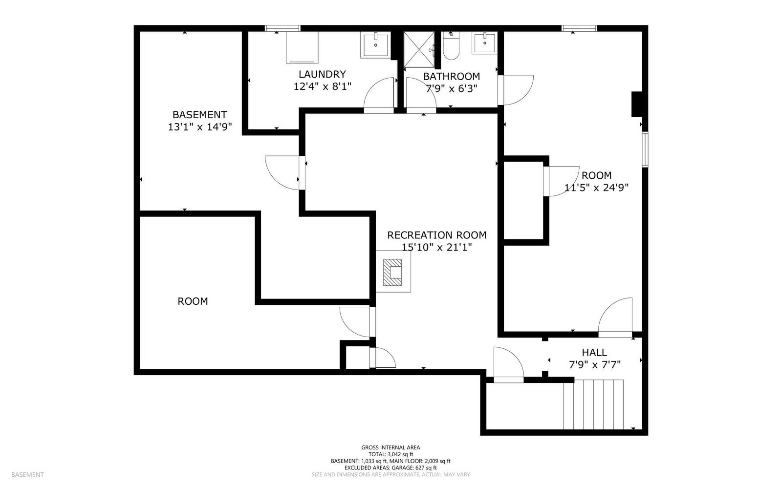 11 Rousseau Street Winslow, ME 04901 - Photo 52 of 52 Floor Plan - Downstairs