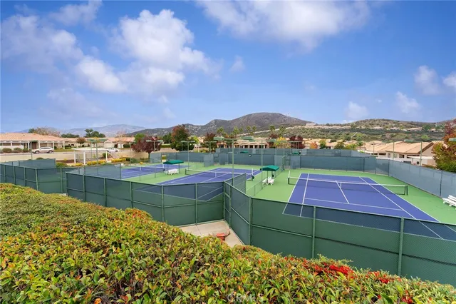 a view of city and mountain