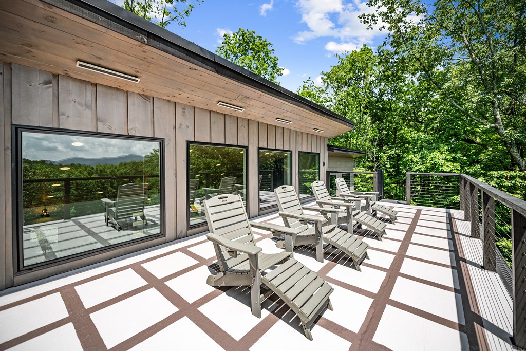 880 Little Bushy Head Road Blue Ridge, GA 30513 - Photo 36 of 51 a view of deck with patio