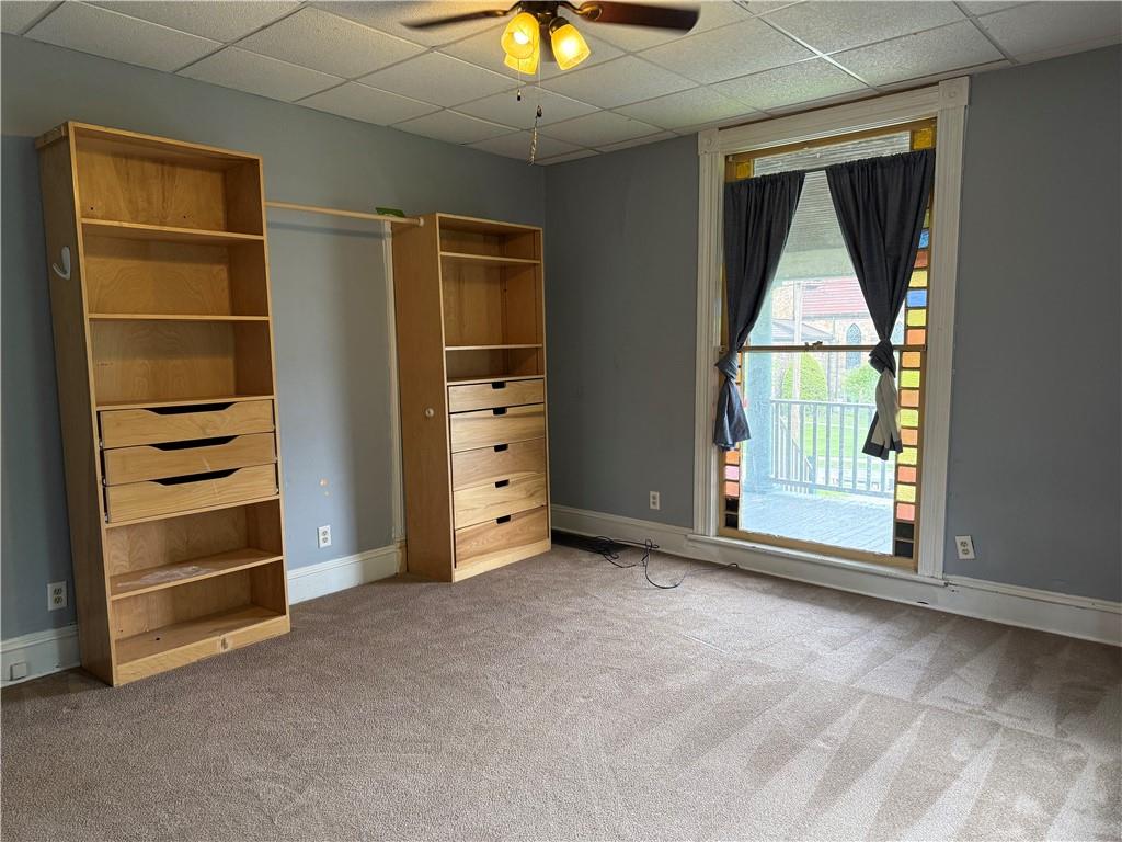 216 Center Street Slippery Rock, PA 16057 - Photo 16 of 34 This 15x14 bedroom is on the main floor and includes built in storage that could be removed and open into the foyer.