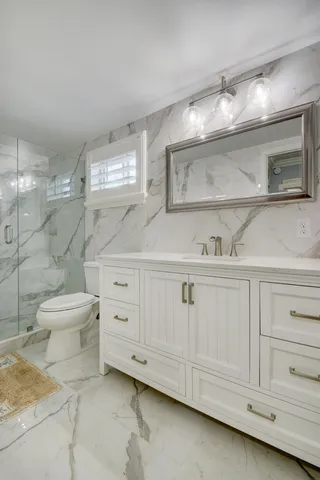 a backyard of a house