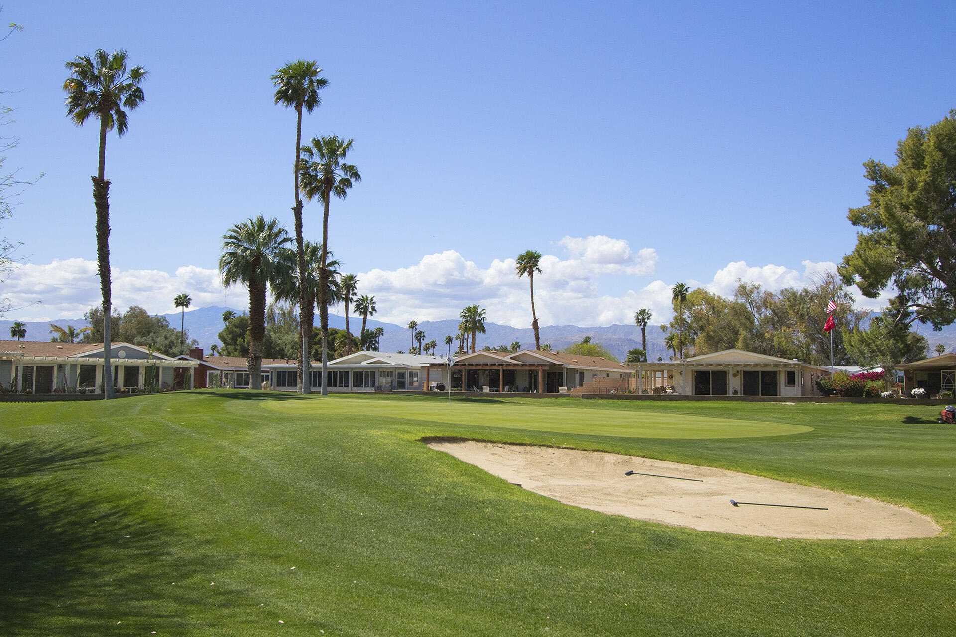 34649 Double Diamond Drive Thousand Palms, CA 92276 - Photo 5 of 42 a view of a park with houses