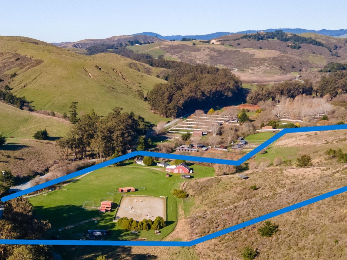 1650 Stage Road Pescadero, CA 94060 - Photo 12 of 55 a view of a backyard with a tub