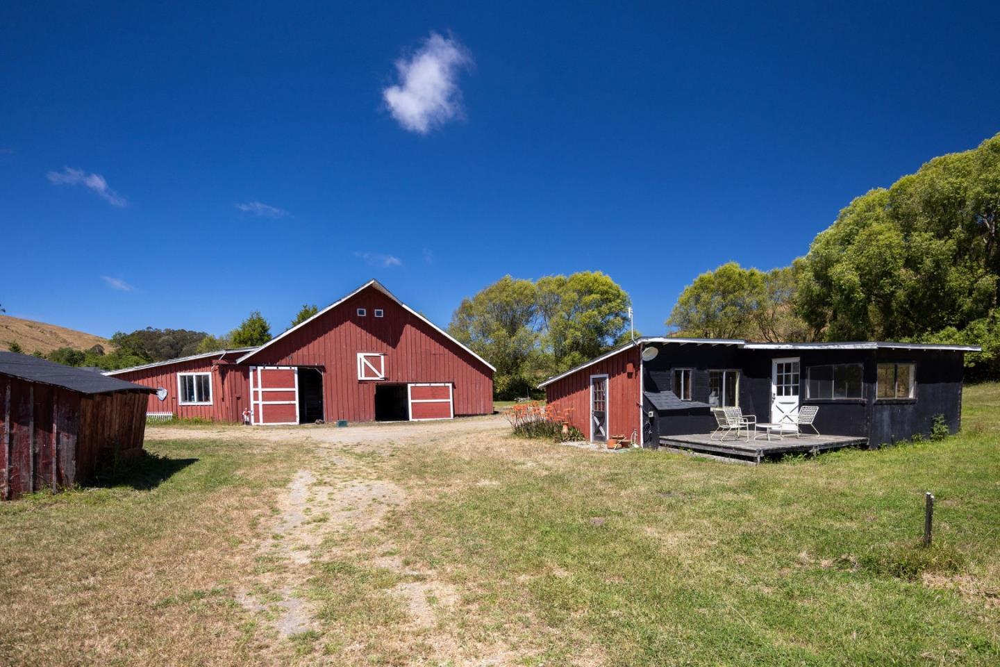 1650 Stage Road Pescadero, CA 94060 - Photo 34 of 55 a view of a house with swimming pool and porch